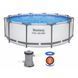 Каркасний басейн Bestway 56260 Steel Pro MAX 366&times;100 см з фільтр-насосом 56260 фото 1