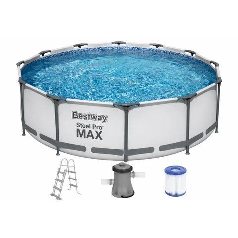 Каркасний басейн Bestway 56418 Steel Pro MAX 366&times;100 см 56418 фото