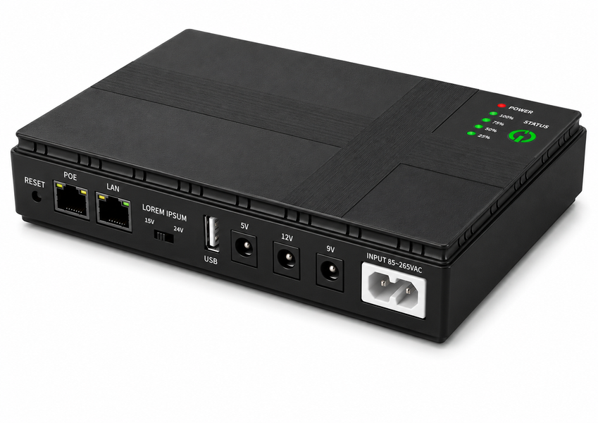 Источник бесперебойного питания (ИБП) для роутеров DC1018p 10400mAh 5V 2A 7020 фото