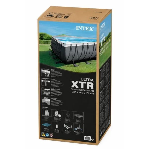 Каркасный бассейн Intex Ultra XTR Frame 26368 732x366x132 см с песочным фильтр-насосом и хлоргенератором 26368 фото