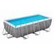 Каркасний басейн Bestway 56722 прямокутний 412&times;201&times;122 см (Steel Rattan) 56722 фото 1