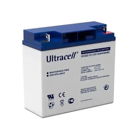 Акумуляторна батарея Ultracell UCG20-12 GEL 12V 20 Ah (182x 77 x 168) White Q1/230 UCG20-12 фото