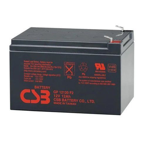 Аккумуляторная батарея CSB GP12120F2, 12 В 12 А&middot;ч (151 &times; 98 &times; 100 мм), Box/Q6 GP12120F2 фото