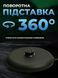 Прозорий скляний електрочайник з LED-підсвіткою, 1.7 л, 2200 Вт, дисковий, чорний v_0100261 фото 3