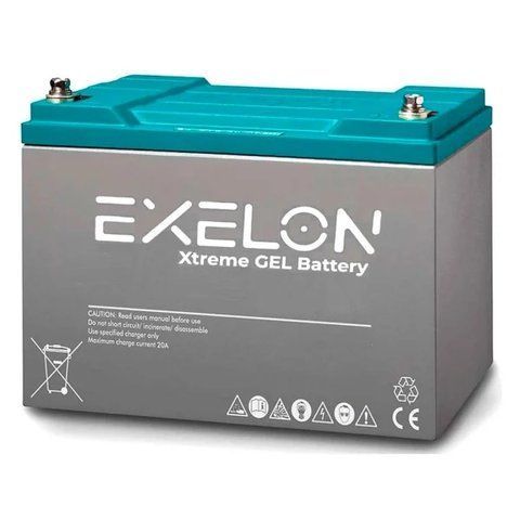 Акумуляторна батарея EXELON 200-12 GEL 12V 200 Ah (522 x 240 x 224), 60.3 kg Grey Q1/48 EXG200-12 фото