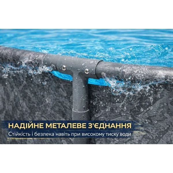 Каркасний басейн Bestway 561JZ 671&times;132 см з пісочним фільтром, сходами та тентом 561JZ фото