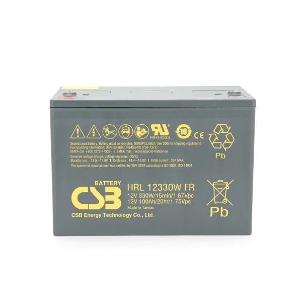 Аккумуляторная батарея CSB HRL12330W, 12 В 100 А&middot;ч (308,7 &times; 168 &times; 210,6 (220) HRL12330W фото