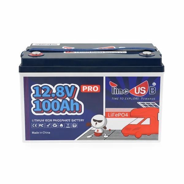 Аккумуляторная батарея LiFePO4 Timeusb 12,8 В 100 А&middot;ч Pro, 1280 Вт&middot;ч, BMS 100 А, 260 &times; 168 &times; 210 мм 38288 фото