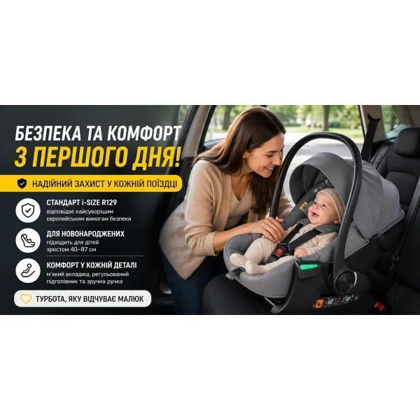 Автокрісло El Camino i-FLOW ME 1198 Gray ME 1198 Gray фото