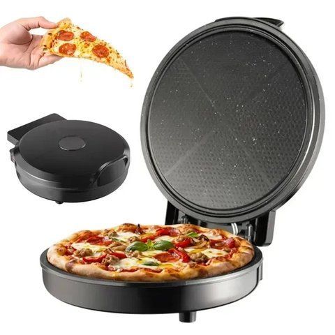 Прижимний електричний гриль для випічки та піци 1100 Вт v_0101223 фото