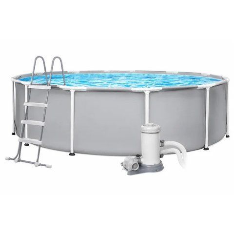 Каркасний басейн Intex Prism Frame 26718FR 366&times;122 см з драбиною та фільтр-насосом 3785 л/год 26718FR фото