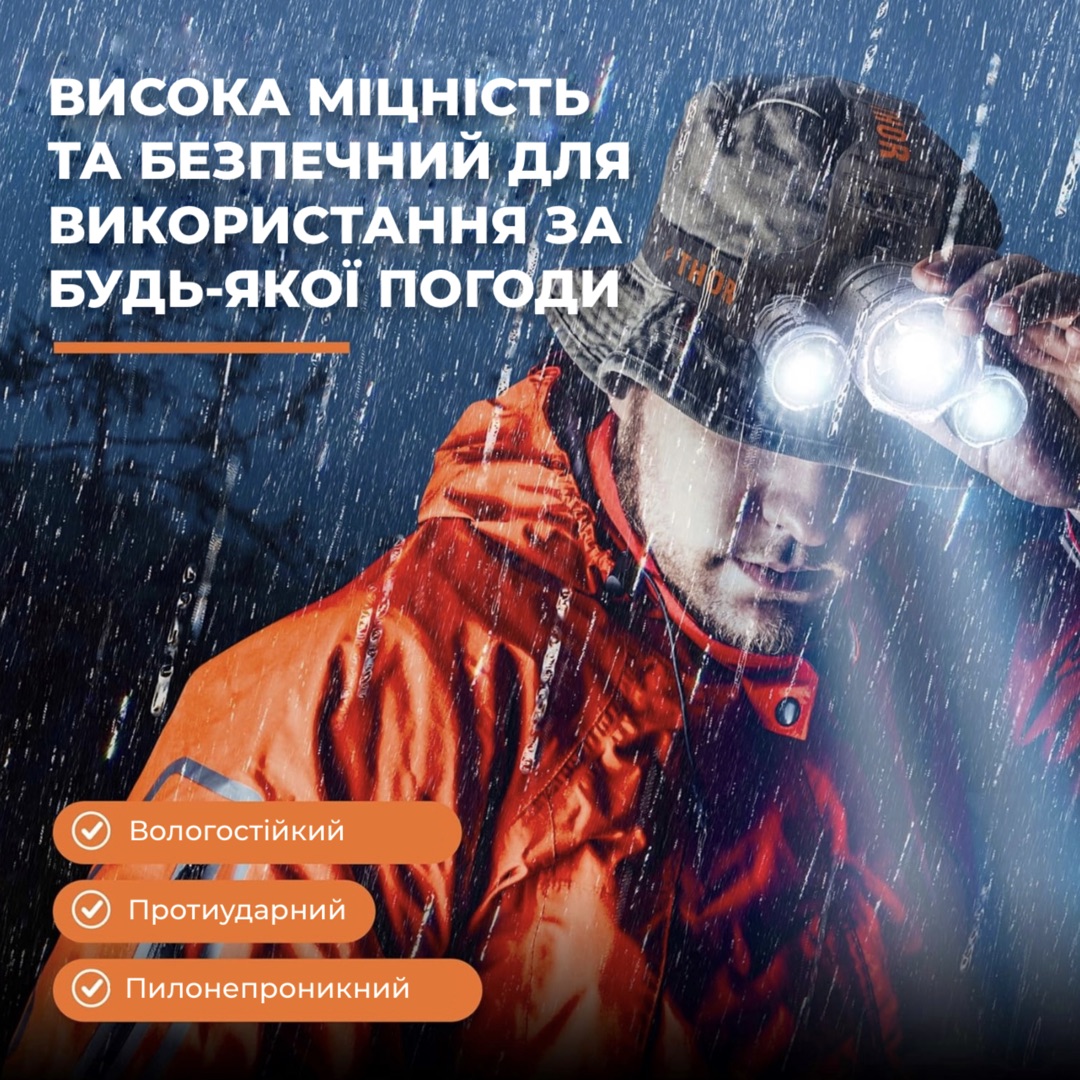 Налобний ліхтар RG-3000 — загальний вигляд