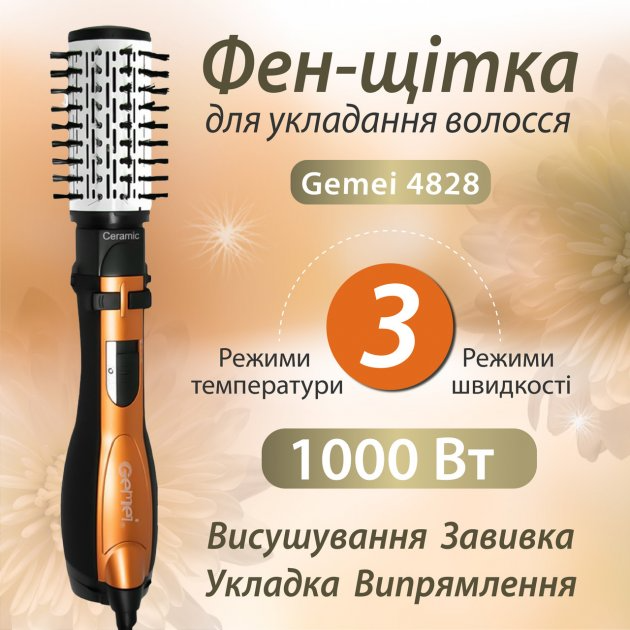 Фен з трьома насадками