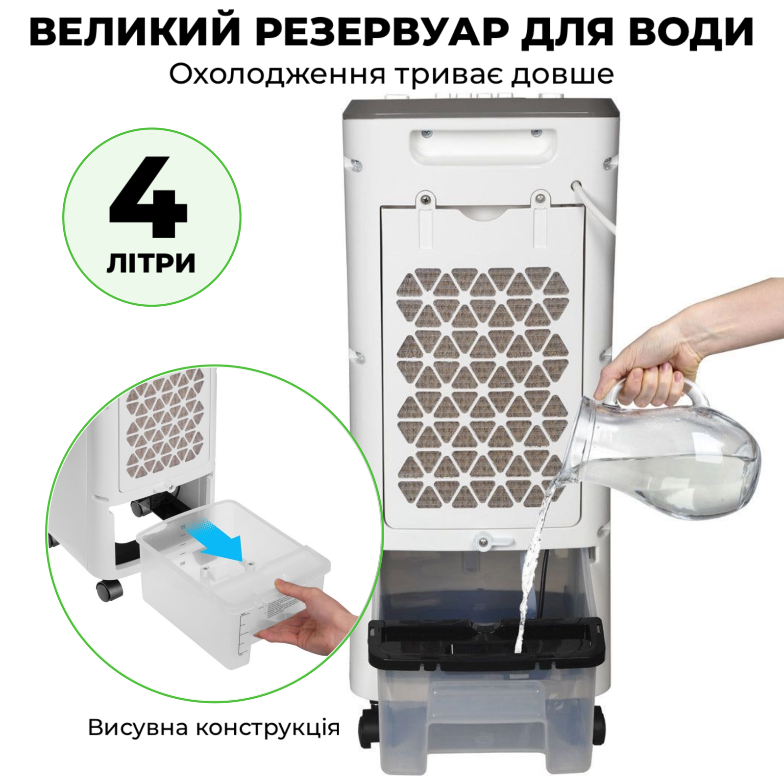 Охолоджувач повітря Germatic BL-201DLR вид збоку