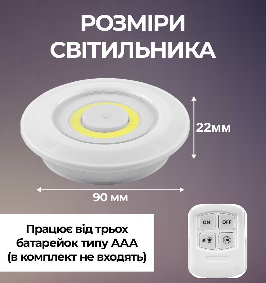 LED лампи з пультом і таймером вимкнення
