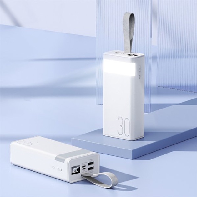 Power Bank 22.5W 30000mAh с фонариком