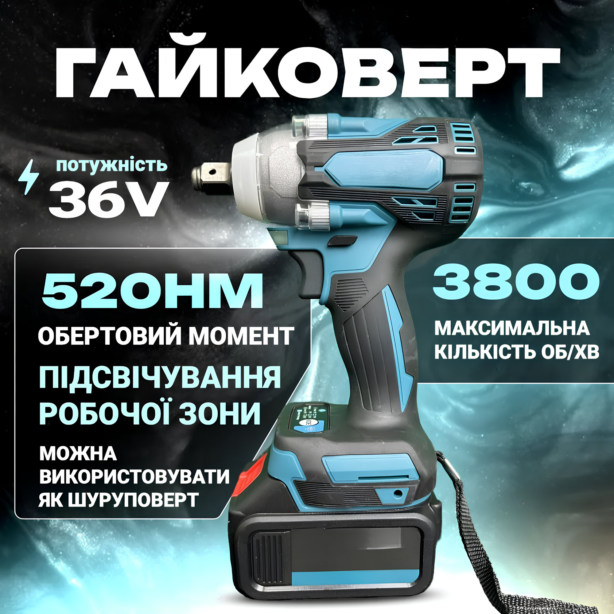 Болгарка и гайковёрт в комплекте
